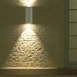 Aplica led cu soclu 2xGU10, Fara bec, Rotunda, max 35W, Aluminiu, 150 x 68 x 92 mm, IP44