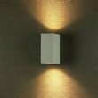 Aplica led cu soclu 2xGU10, Fara bec, patrat, max 35W, Aluminiu, 150 x 68 x 92 mm, IP44