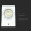 Aplica led cu soclu 2xGU10, Fara bec, patrat, max 35W, Aluminiu, 150 x 68 x 92 mm, IP44