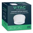 Senzor de miscare, Tavan, Alb, 360 grade, max 1000W, IP20, detectare 30 m