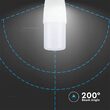 Bec led, forma T37, E14, putere 7.5W, 6500K Alb rece