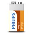 Baterie Philips Longlife, 9V, 6F22