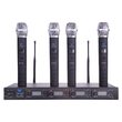 Statie cu 4 microfoane, 100 de canale, Antena incorporata, banda UHF, Control PLL stabilitate frecventa