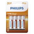 Set 4 baterii Philips LR6, AA, Longlife Alcaline