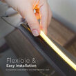 Banda led COB, 24V, 6500K lumina rece, IP67