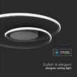 Plafoniera led, Dimmabil, Negru, 4000k, 5150 lm, IP20, dimensiune 600 x 50 mm, 48W