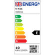Aplica led pentru oglinda, Alb, 10W, 1530 lm, 3000K lumina calda, Aluminiu, IP65