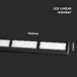Corp iluminat industrial, Aluminiu, 200 W, 4000K, Cip Samsung, 19500 lm, IP54
