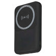 Powerbank super-slim, 10000mAh, Incarcare Wireless, 1xUSB, 1xUSB-C, Negru