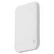 Powerbank super-slim, 10000mAh, Incarcare Wireless, 1xUSB, 1xUSB-C, Alb