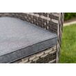Set mobilier de gradina 4 scaune si o masa, 150 kg, cu perne
