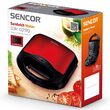 Sandwich maker 700W, Placi Antiaderente Inox, Corp și maner izolate termic, Rosu