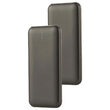 Powerbank super-slim, 10000mAh, 2x USB, USB-C, Gri antracit