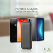 Powerbank super-slim, 10000mAh, 2x USB, USB-C, Negru