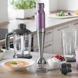Blender de mana 4 IN 1, putere 1200W, 2 viteze, cutite inox