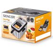Friteuza inox 2200 W, capacitate 3.2 l, maner detasabil, 5 programe