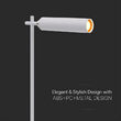 Lamp de birou cu acumulator si suport magnetic, Alb, Metal, 4000K, 300 lm, 130 x 350 mm