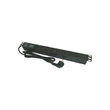 Priza PDU, 19 inch, 8 prize C13, protectie la supratensiune, 16 A, 3500 W, 3x1.5 mmp, lungime 2 m, alimentare Schuko