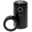 Rasnita electrica de cafea, Adler 150 W, 75 g, 2 lame inoxidabile, Negru