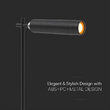 Lamp de birou cu acumulator si suport magnetic, Negru, Metal, 4000K, 300 lm, 130 x 350 mm