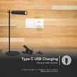 Lamp de birou cu acumulator si suport magnetic, Negru, Metal, 4000K, 300 lm, 130 x 350 mm