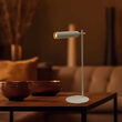 Lamp de birou cu acumulator si suport magnetic, Alb, Metal, 4000K, 300 lm, 130 x 350 mm