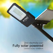 Corp iluminat stradal, Lumina rece 6500K, 50 W, alimentare hibrida retea si solara, Aluminiu, IP65