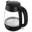 Fierbator electric cordless, Sticla 1.7l, putere 2200 W, cana gradata, lumina led