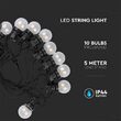 GHIRLANDA LED 5M 10 BECURI  0.4W / BEC 3000K