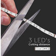 Banda led SMD5050 RGB, 30 led/m, IP20, lungime 5m, 500 lm/m