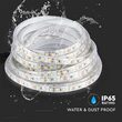 Banda led smd3528, 120 led/m, lumina Calda 3000K, IP65, lungime 5m, 800 lm/m