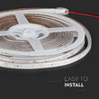 Banda led SMD3528, 60 led/m, 4500K lumina neutra, IP65, lungime 5 m