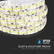 Banda led SMD2835, 204 LED/m, 4000K lumina neutra, IP20, lungime 5 m
