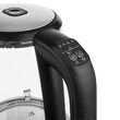 Fierbator electric cordless, Sticla 2l, putere 2200 W, cana gradata, iluminare colorata