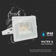 Proiector led, 30 W, 2510 lm, 3000 K, IP65, Aluminiu, Alb