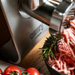 Masina de tocat carne cu accesorii carnati si Kebbe, 1600 W, Negru/Gri, 3 site, 2 kg/min
