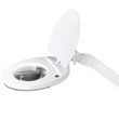 Lupa cu lampa led, 5x, diametru 5 inch, 8 W, lentila sticla, 760 lm, prindere de masa