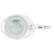 Lupa cu lampa led, 5x, diametru 5 inch, 10 W, lentila sticla, 730 lm, prindere de masa