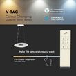 PENDUL TAVAN LED ROTUND 38W 3IN1 DIMABIL