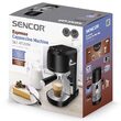 Espressor manual 20 bar, cappuccino, 1400W, 1.5 l, Negru