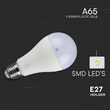 Bec led A65, dulie E27, putere 15W, 3000K Alb cald