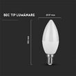 BEC LED E14 3.7W 6500K ALB RECE