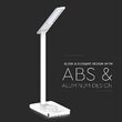 Lampa de birou Smart, incarcare inductiva telefon, 7W, 560 lm, Alb, Material carcasa ABS si aluminiu