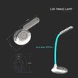 Lampa de birou Smart, incarcare inductiva telefon, 5W, 400 lm, Alb, Material carcasa ABS si aluminiu, 143 x 127 x 310 mm