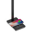 Lampa de birou Smart, incarcare inductiva telefon, 5W, 500 lm, Negru