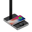 Lampa de birou Smart, incarcare inductiva telefon, 7W, 560 lm, Negru, Material carcasa ABS si aluminiu