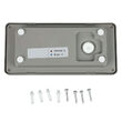 Aplica led pentru exterior, Argintie, 12W, IP65, 6400K, 1160 lm