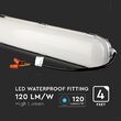 CORP ILUMINAT LED 120CM 60W 120LM/W 4000K ALB NEUTRU IP65