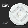Plafoniera led, 3 culori lumina, diametru 350 mm, 2600 lm, 24 W, 220-240VAC