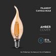 BEC LED E14 4W CU FILAMENT 2200K ALB CALD